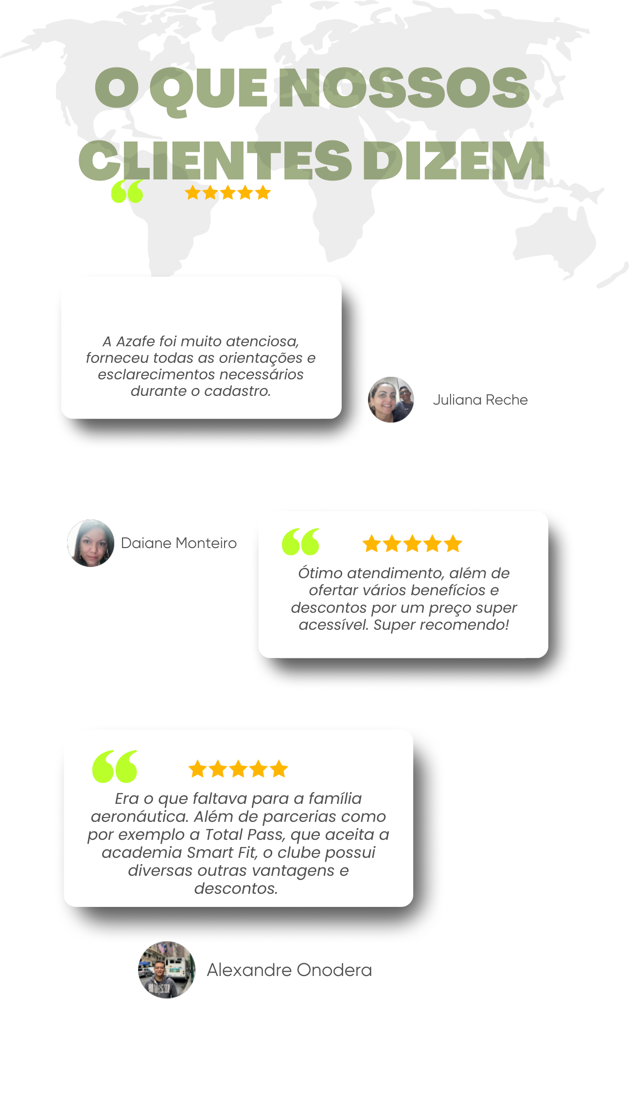 O que nossos clientes dizem